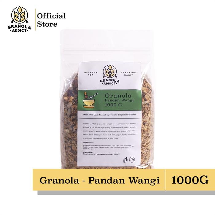 

[[Promo]] Granola Addict - Pandan Wangi 1000g / 1KG - Spesifikasi