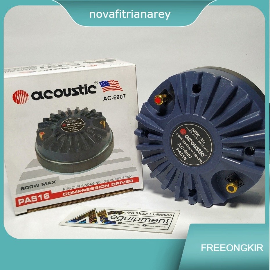 Driver tweeter horn Act PA516 Acoustic 800watt accoustic twiter akustik