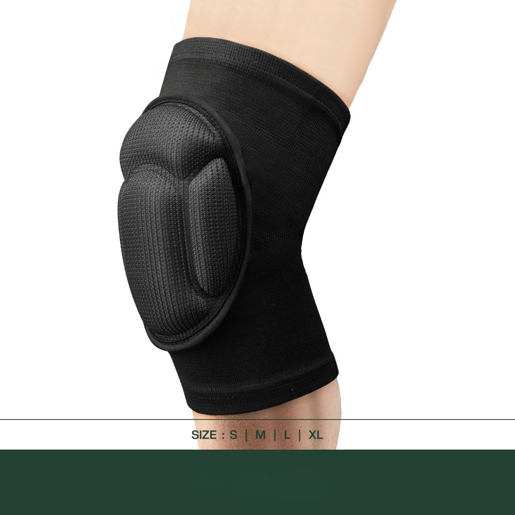 Knee Pad Busa Sepasang Pelindung Lutut Basket Voli Sepakbola Badminton Aksesoris Olahraga