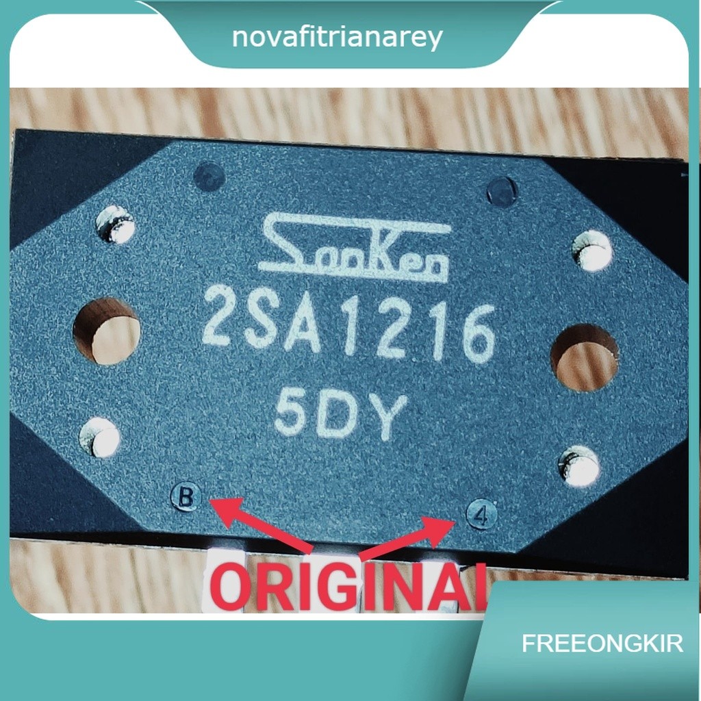 TRANSISTOR FINAL SANKEN C2922 A1216 5DY ORIGINAL
