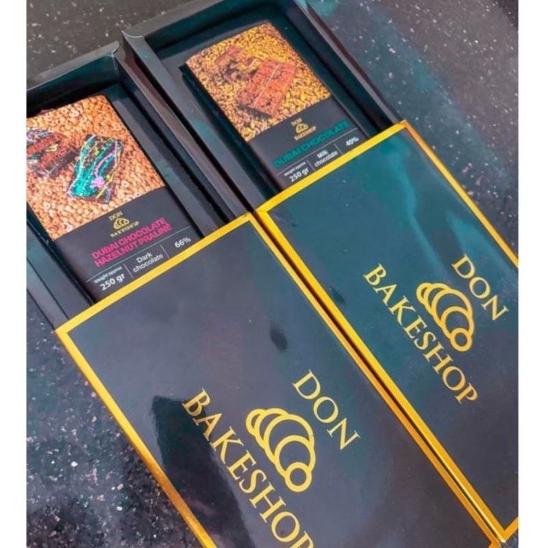 

READY SETIAP HARI BARU!! DON BAKESHOP ORIGINAL 100% Dubai Chocolate Pistachio Kunafa/ Dubai Chocolate Hazelnut Praline