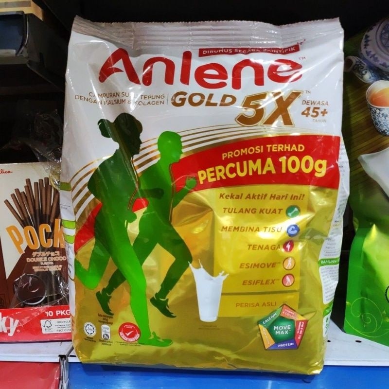 

NEW susu Anlene gold malayasia percuma 100 gram ukuran 1.1kg exp 10/2026 PREMIUM