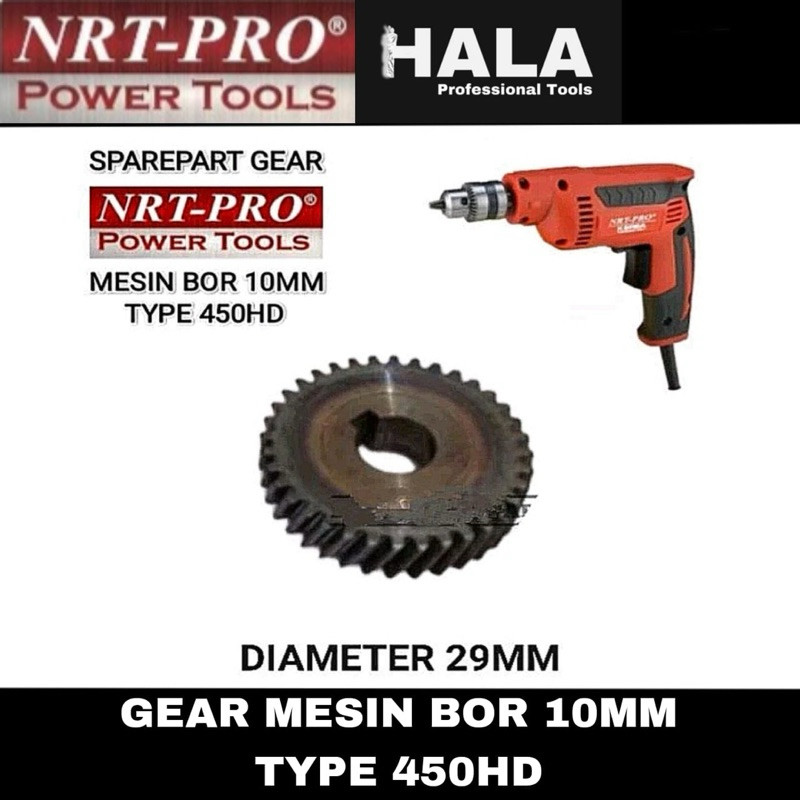 NRT-PRO / GEAR BOR 10mm TYPE 450HD / ORIGINAL PARTKRYPTON STORE