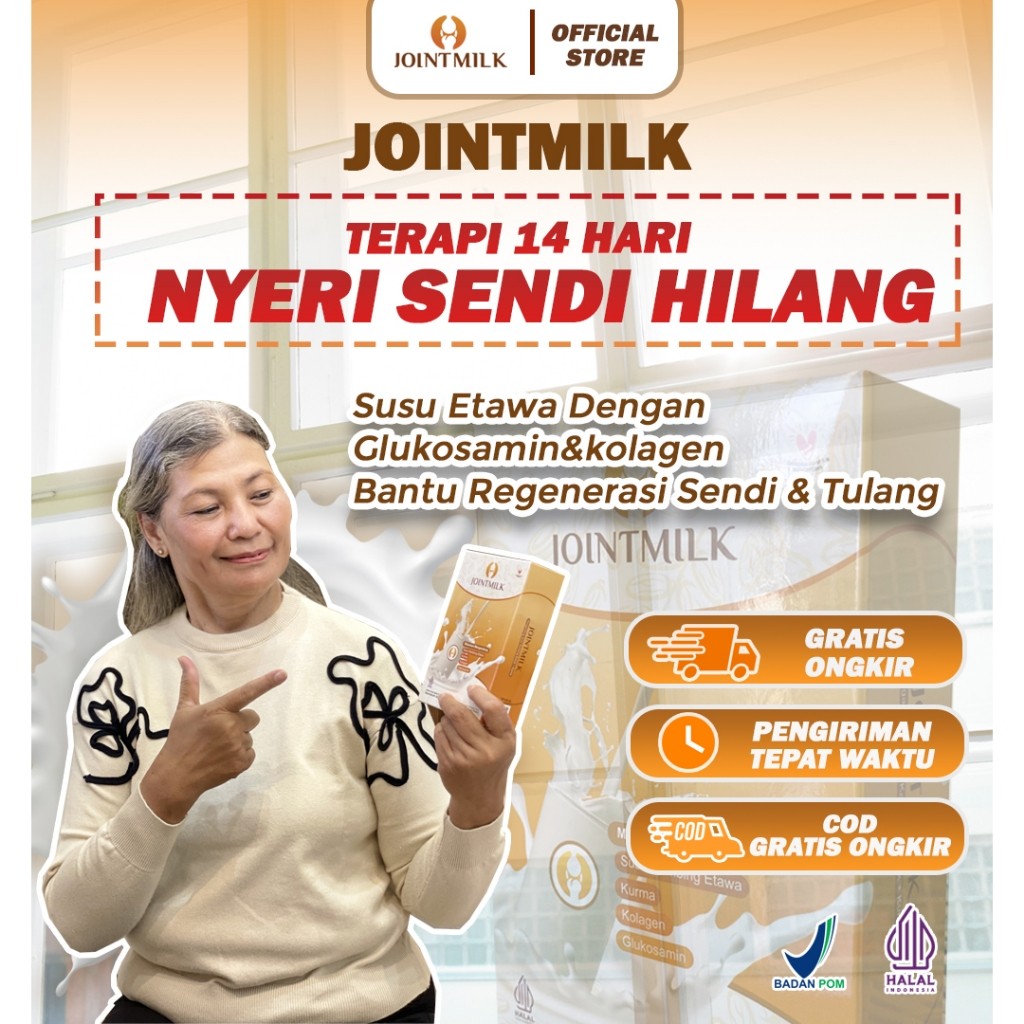 

JOINTMILK Susu Etawa – Efektif Atasi Nyeri Sendi&Tulang dalam 14 Hari No.1 Glukosamin+Kolagen