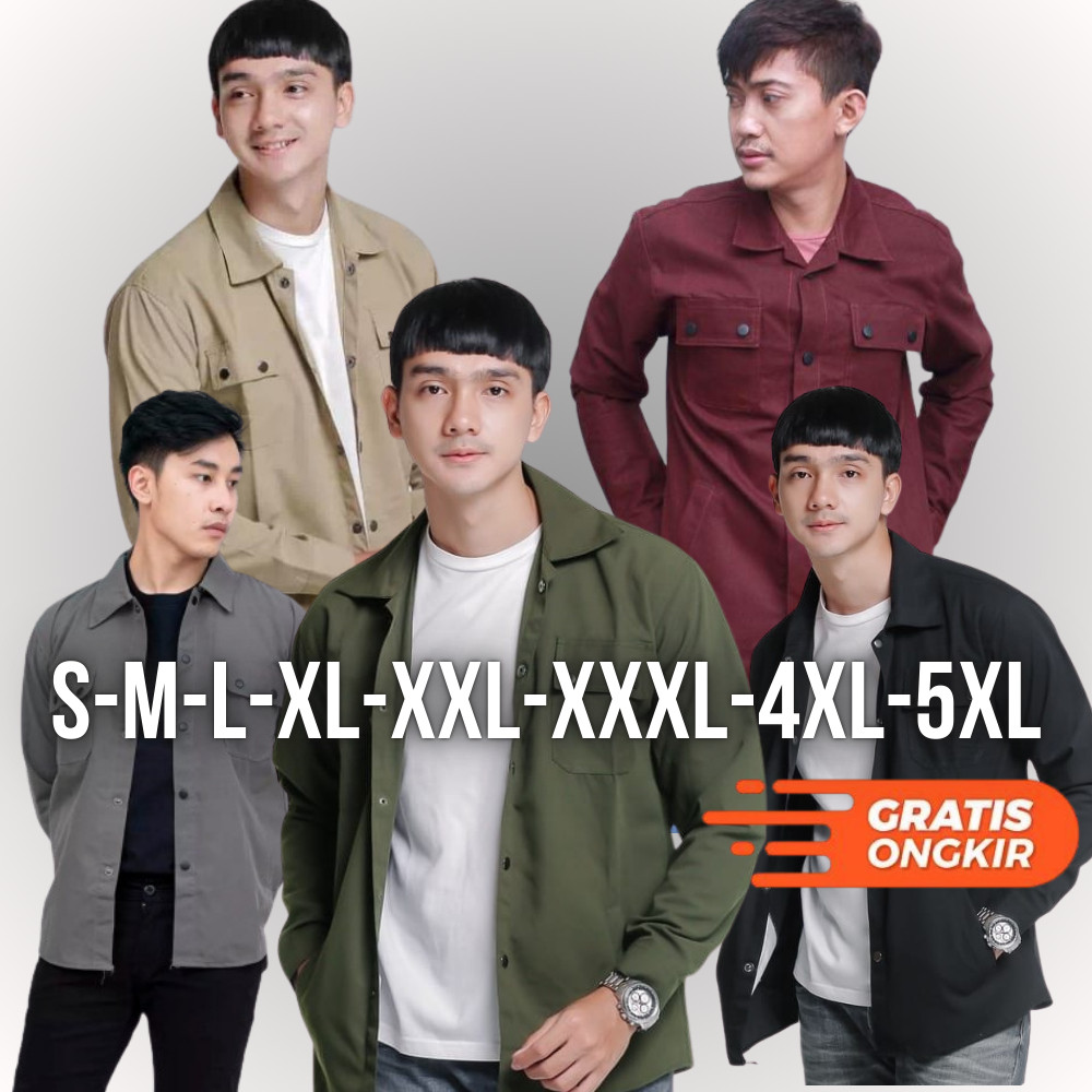 Arsyafa.co - Jaket Semi Parka Jaket Semi Parka Casual Trucker Bahan Canvas Pria