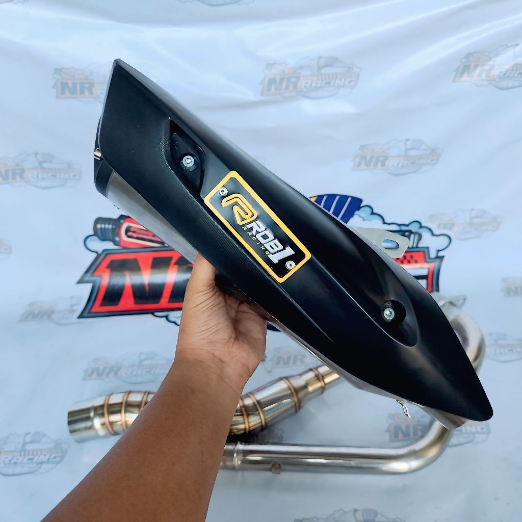 knalpot rob 1  standard racing JUPITER MX VERZA MEGAPRO GL PRO TIGER CBR MEGAPRO MONO SCORPIO VIXION