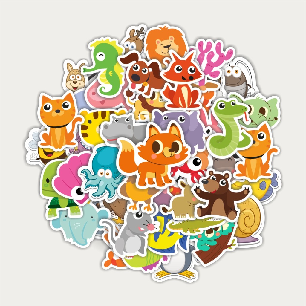 

Sticker Pack Stiker Animal [Hewan Hewan] | Sticker TUMBLR | Stiker LAPTOP KOPER HELM