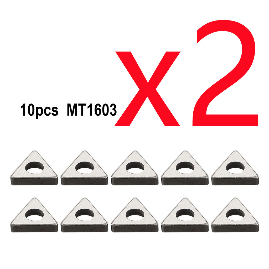 

10 PCS MT1603 Cutter Bar Shim Triangular CNC Turning Tool Holder Alloy Cutter Pad Tool Base Wedge Accessories Lathe Parts