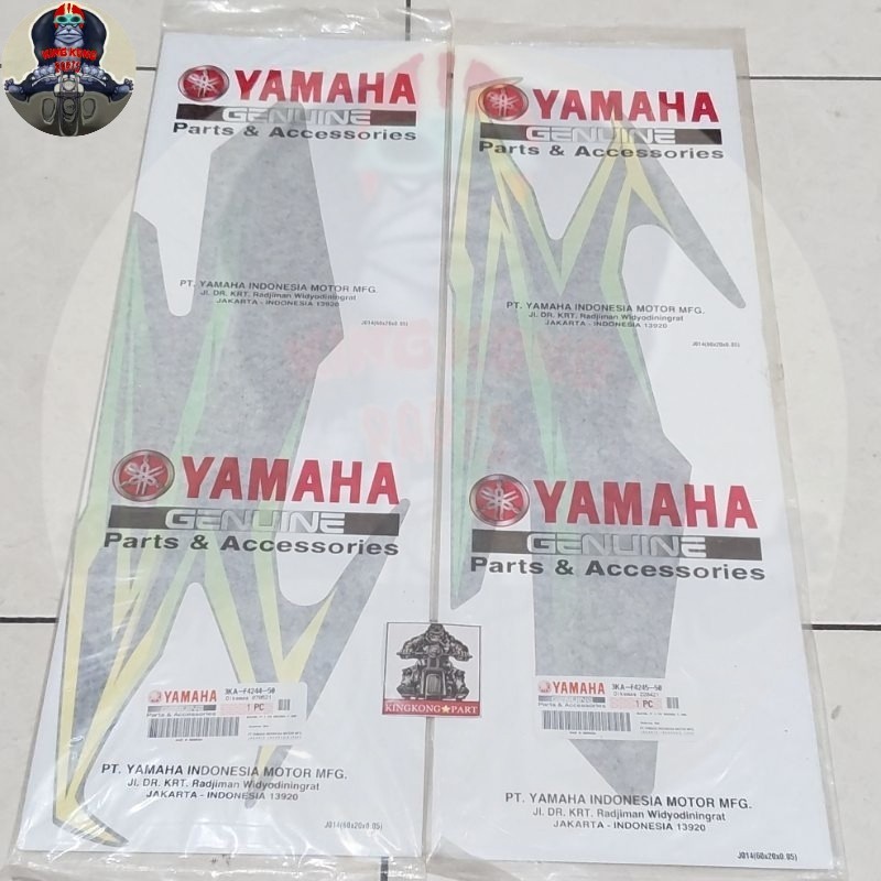 Striping list stiker grapic rx king hijau 2005-2006 original