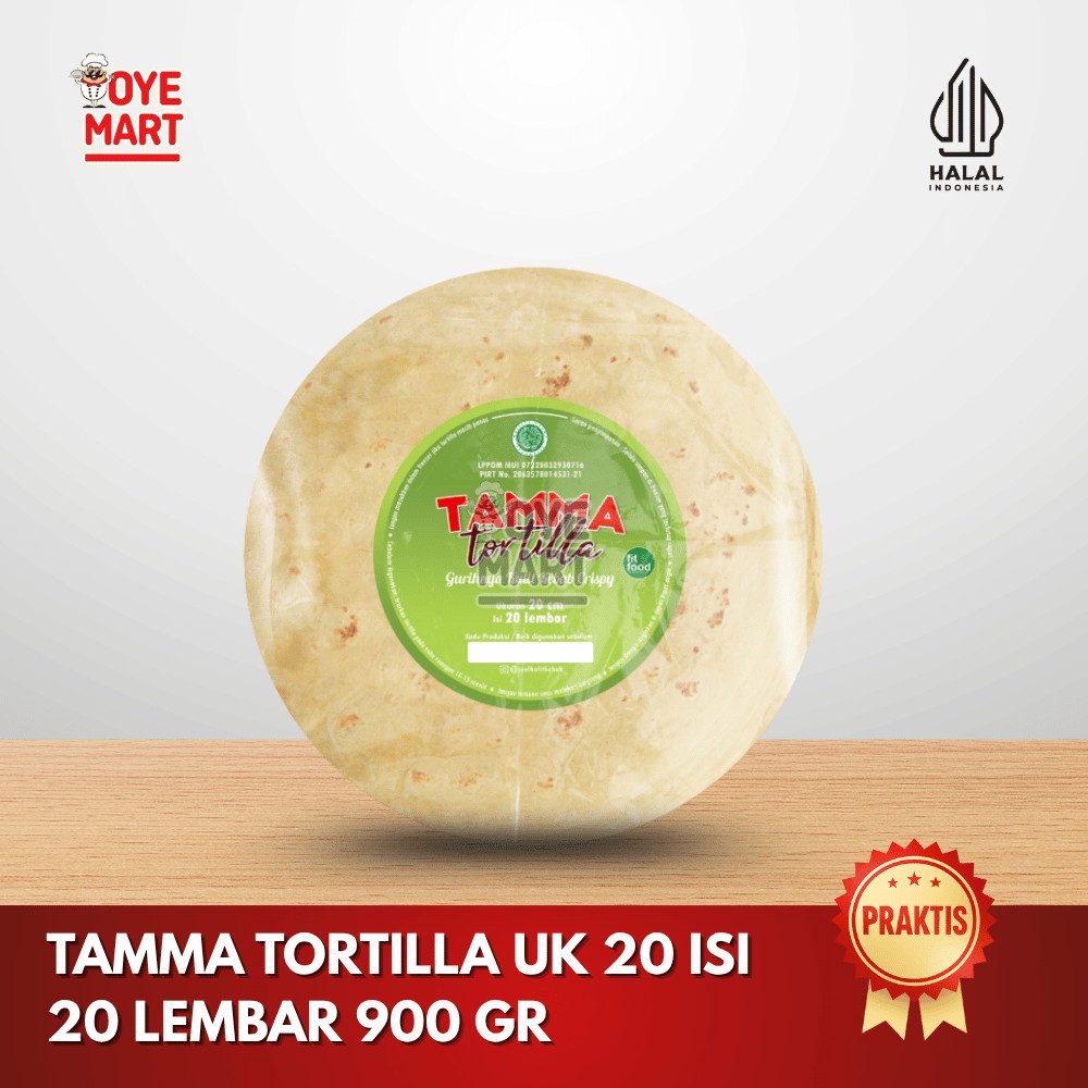 

TAMMA KULIT KEBAB TORTILLA UKURAN 20 CM ISI 20 LEMBAR