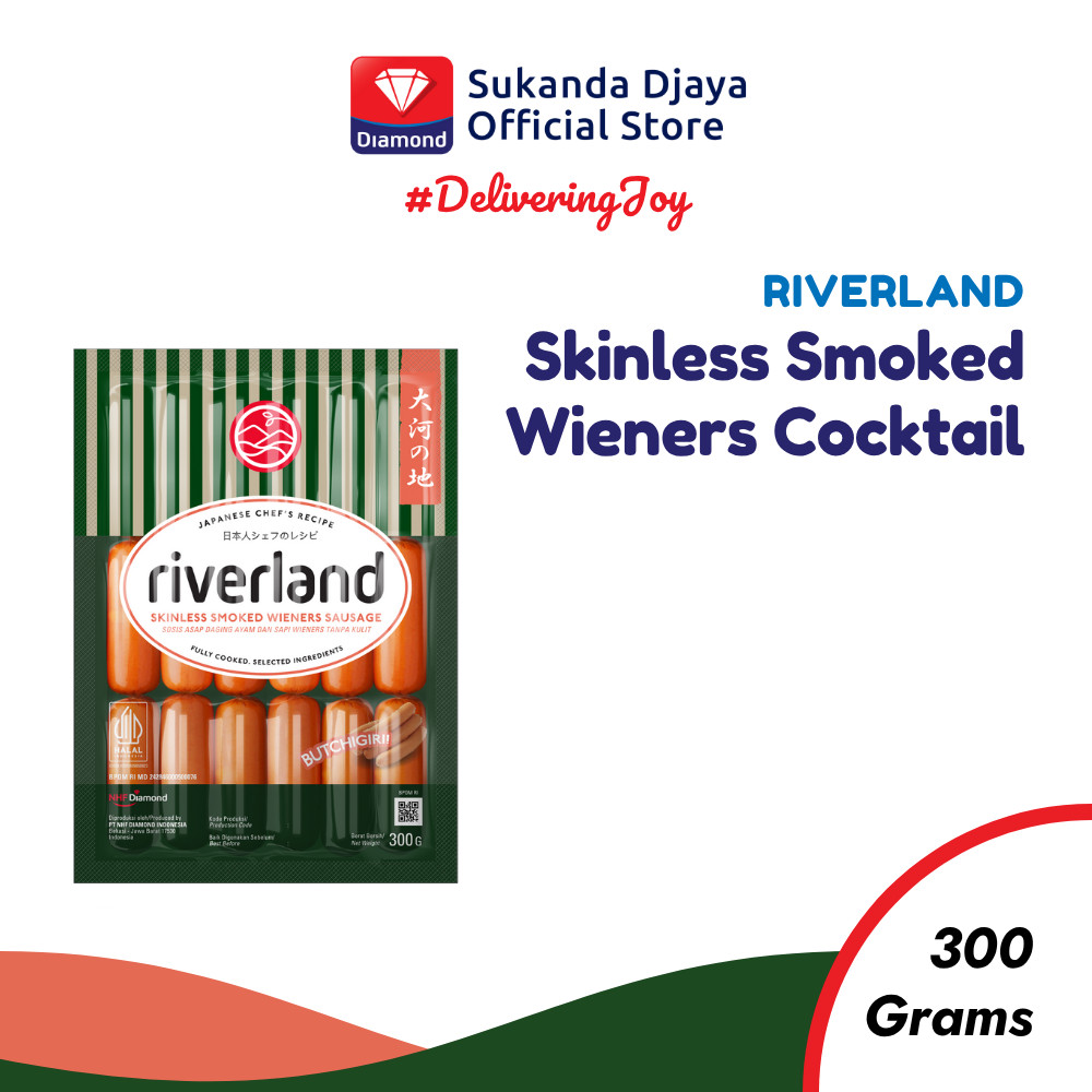 

Riverland Skinless Smoked Wieners Cocktail 300 Gr