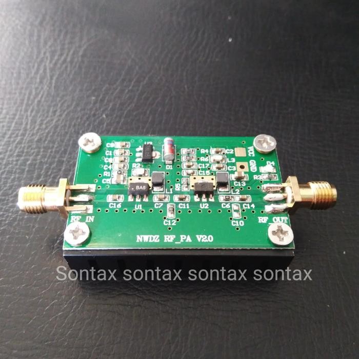 (BACA DESKRIPSI) power amplifier rf ham radio booster hf vhf uhf 2 - 700 mhz 3 watt