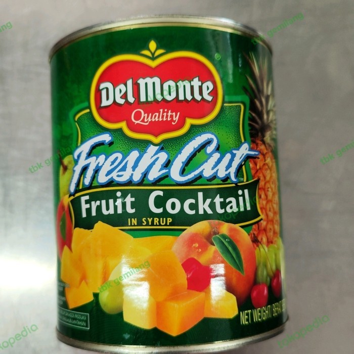 

New Arrival Delmonte cocktail / peach 825 gr buah kaleng - Peach