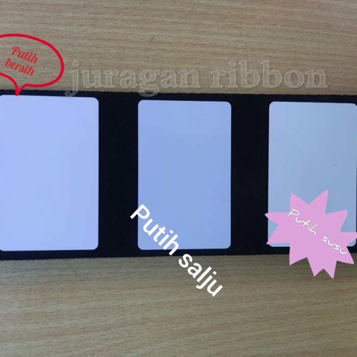 

BEST -PVC Blank ID CARD 250 pcs Putih bersih high quality thermal