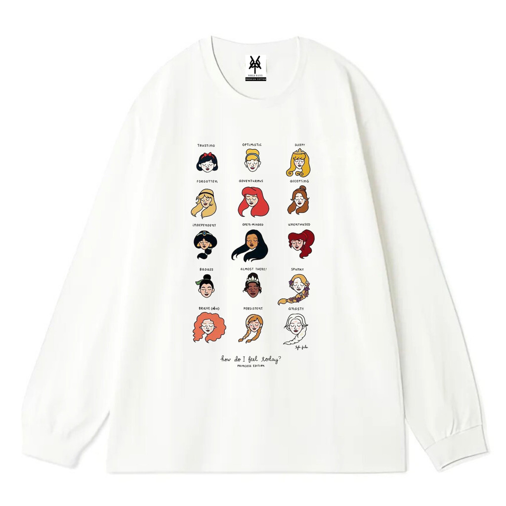 Patternmerch "princess disney edition" Oversize T-Shirt | Longsleeve Oversized | Kaos