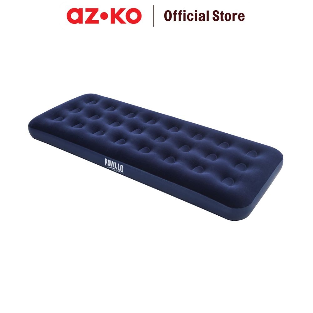 AZKO Bestway 185x76x22 cm Kasur Angin Comfort Quest - Biru Alas Tidur Pompa Serbaguna Air Mattress B