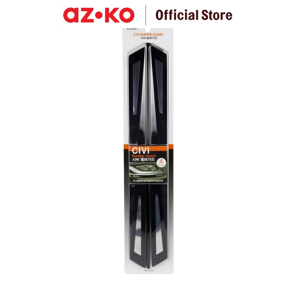 AZKO Set Pelindung Bumper Civi - Hitam Bumper Guard Protector Bantalan Bumper Aksesoris Eksterior Mo