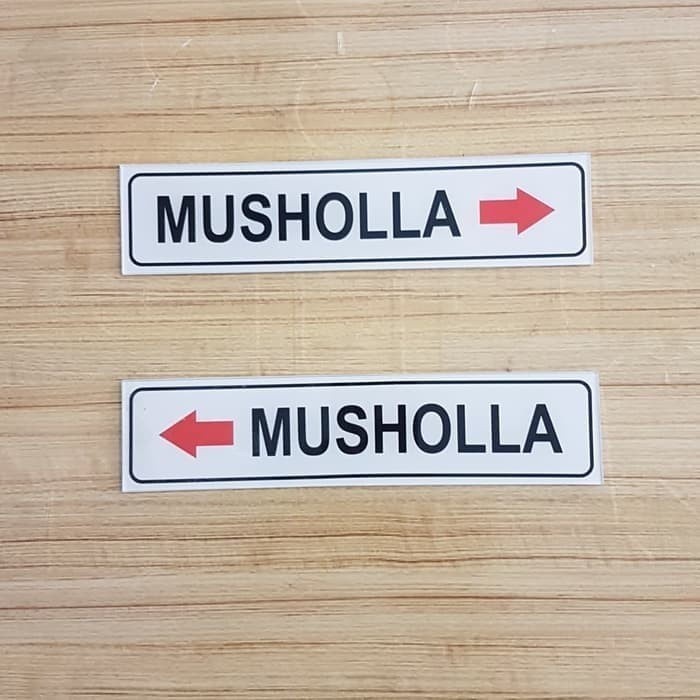 

SIGN AKRILIK K3 RAMBU SAFETY MUSHOLA UK 19.5X4,5 MUSHOLLA