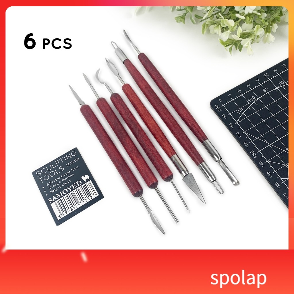 

Alat Ukir / Pahat Seni Patung / Pot Tanah Liat Polimer / Keramik / Lilin / Dekorasi Kue / Pottery / Polymer / Ceramic Clay / Wax / Plaster / Cake Frosting Sculpting / Modeling / Carving Tools