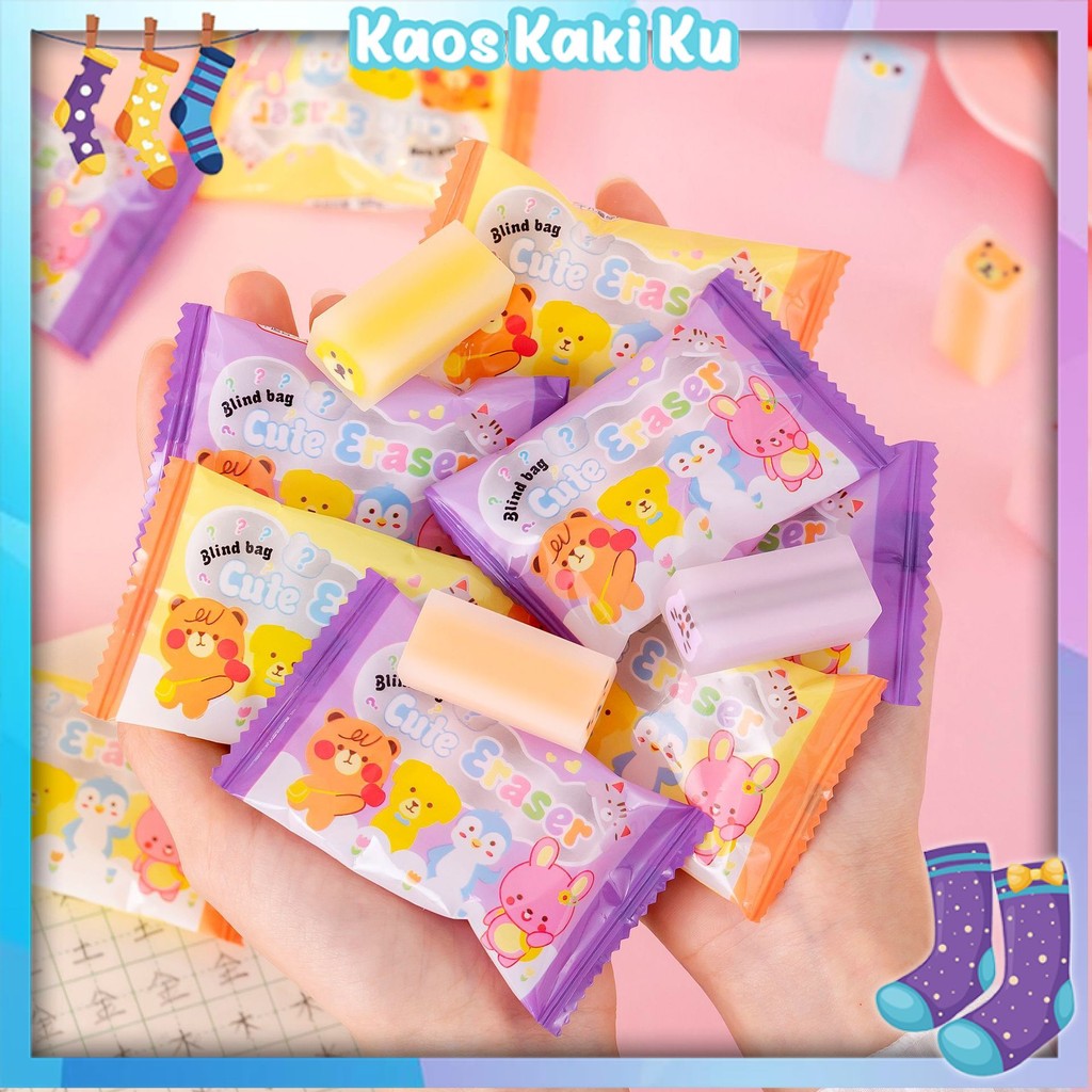 

Penghapus Pensil Karet Sekolah Motif Boneka Bahan Import Lucu COD 1120