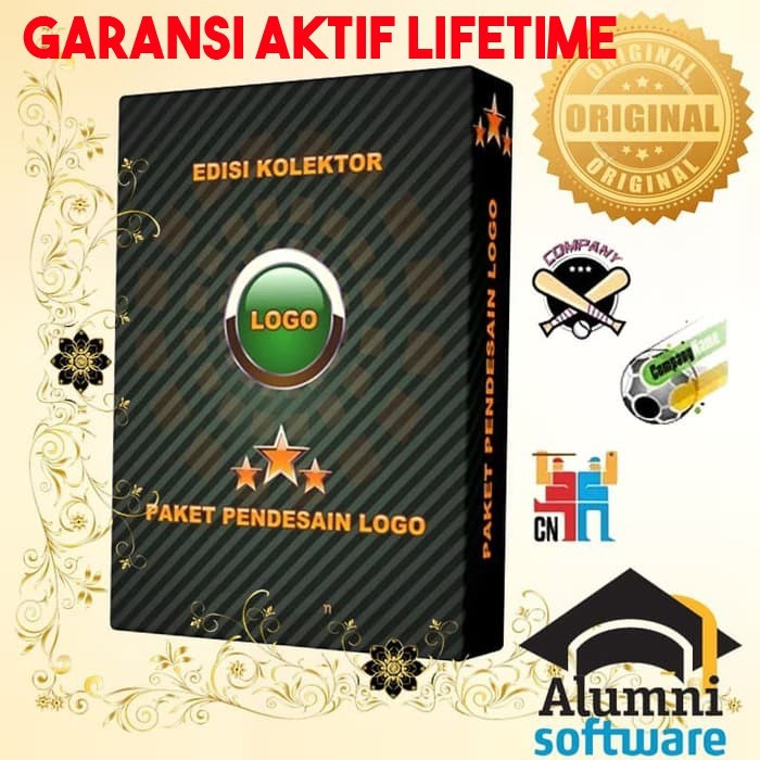 [PAKET] 5000 Template Desain Logo Perusahaan - UMKM - Cafe Kekinian