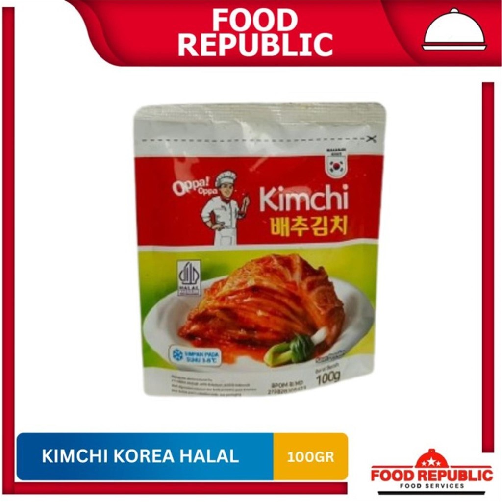 

Kimchi Sawi Fresh / Kimchi Halal / Korean Kimchi 100 Gr Autentik Korea