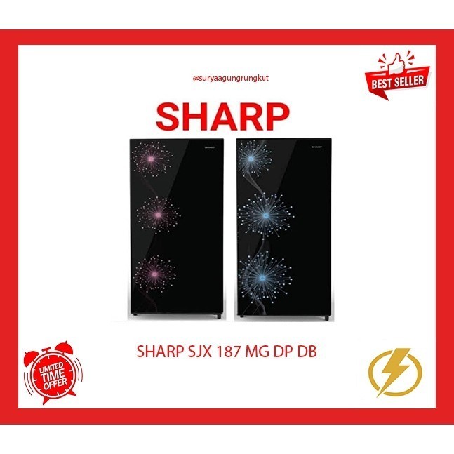 KULKAS SATU PINTU SHARP SJ - X187MG-DP/DB