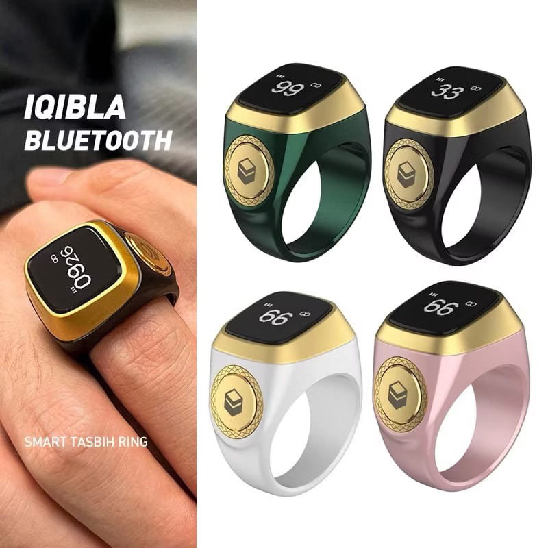 Smart Tasbih Ring IQIBLA Zikir Digital | Tasbih Emas | Tasbih Pintar Untuk Zikir | Butik Monalisa
