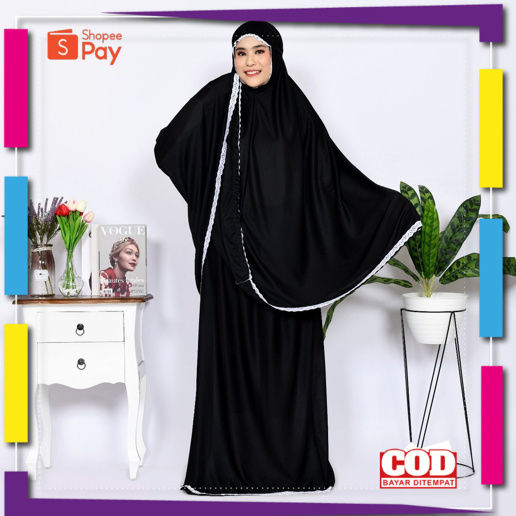 [PREMIUM ORIGINAL] AliMaMa - MUKENA HYGET - GRATIS TAS Mukenah Traveling Renda Amplop Dewasa Travel 