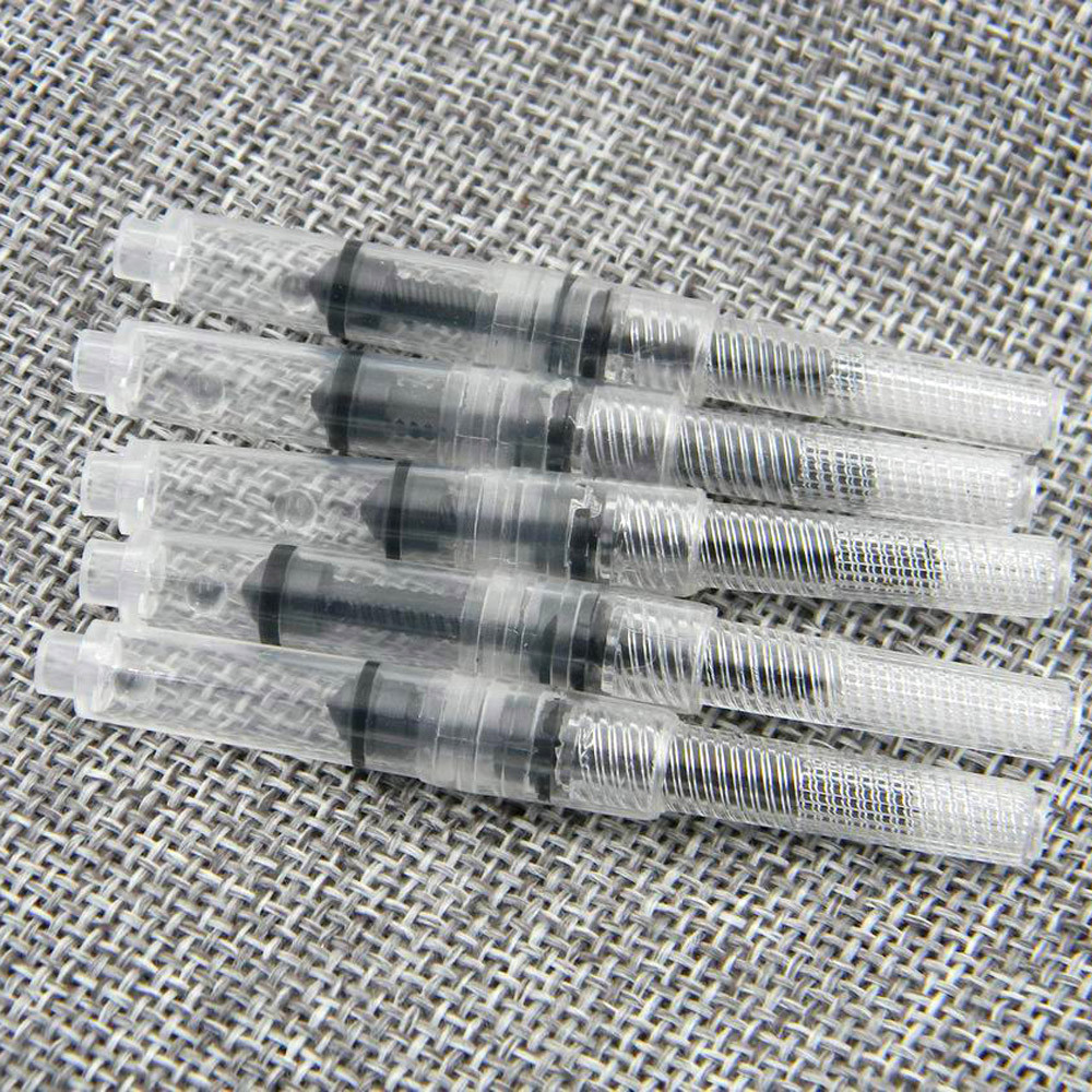 

5Pc PENS white 2.6mm Fountain Pen ink cartridges Converter