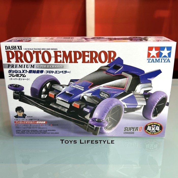 MAX Mainan Rakit Mobil Tamiya Mini 4WD - Proto Emperor Dash X1 (ORIGINAL)