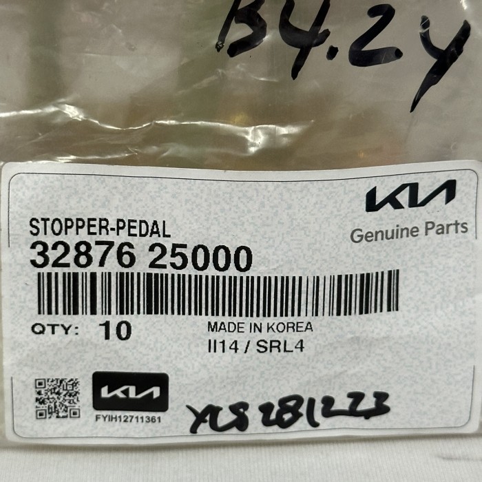 KIA GENUINE PART STOPPER PEDAL- KIA SEMUA MOBIL TYPE ALL NEW ORIGINAL