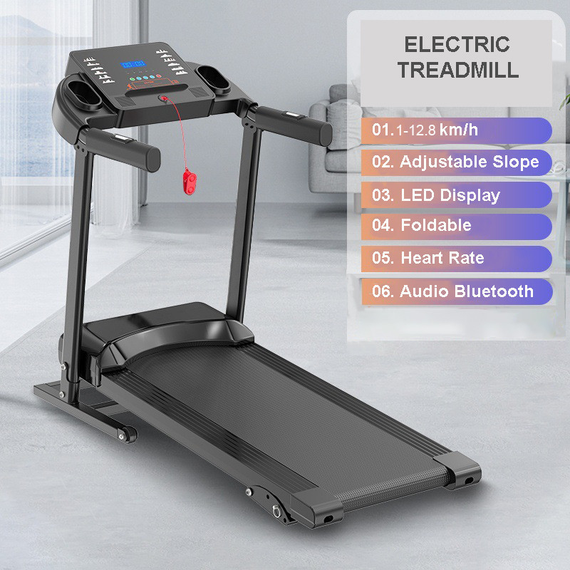 

- TaffSPORT Treadmill Elektrik Lipat 12 Speed Audio Heart Rate - Q6 -