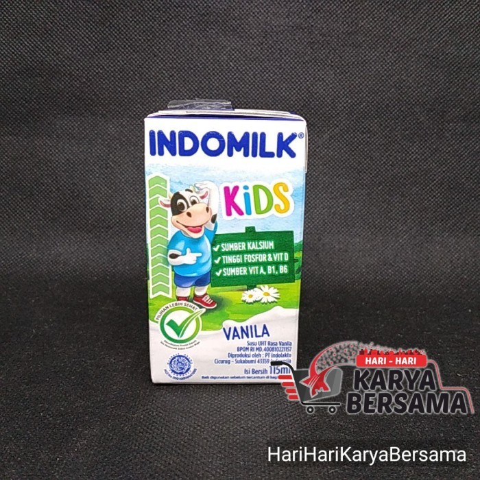 

MINUMAN SUSU INDOMILK KIDS VANILA SUSU UHT 115ML