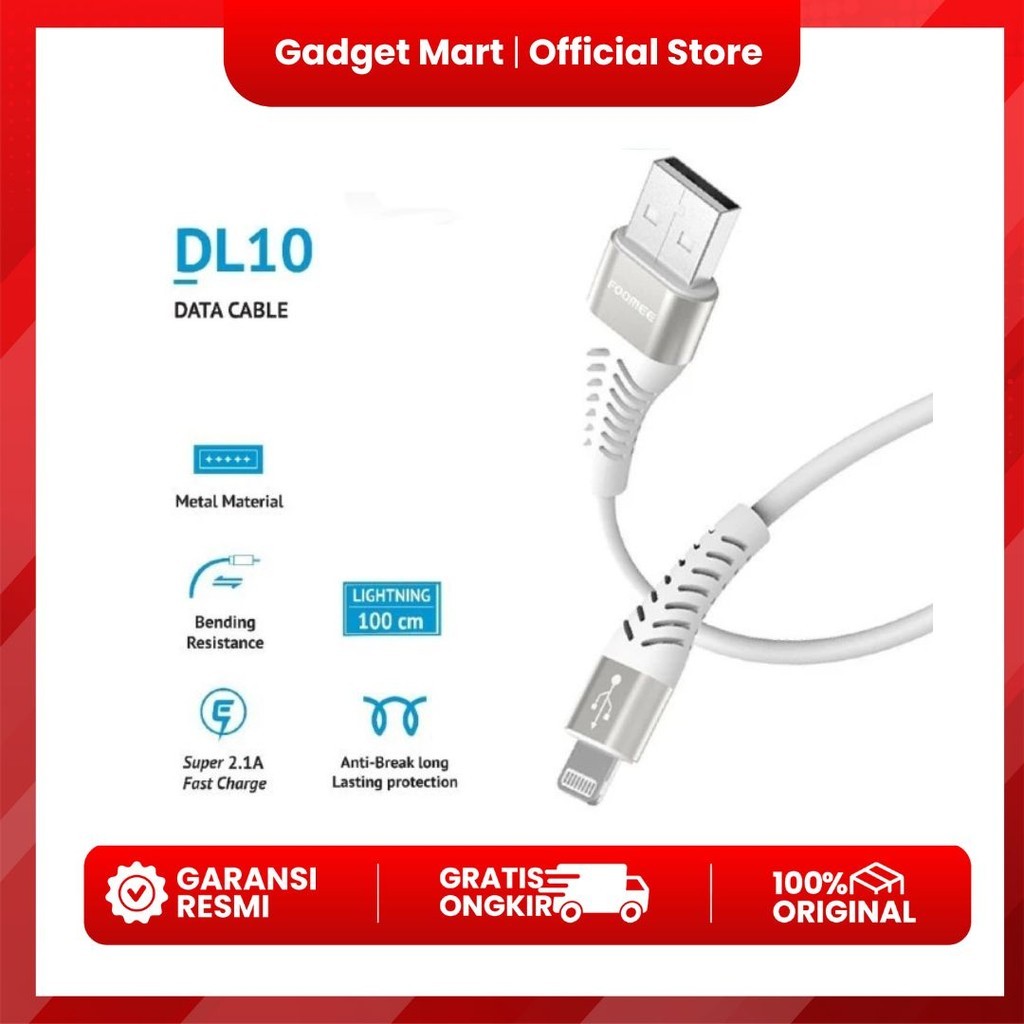 Kabel Data IP 5G Foomee DL10 1M - White