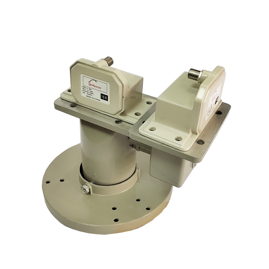 C Band Dual Feedhorn + C Band Single Polarity LNB