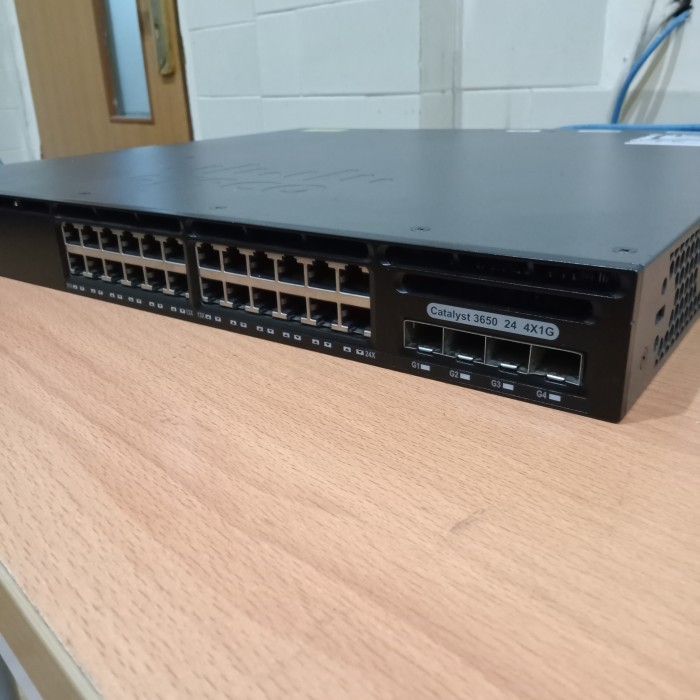 Cisco Catalyst 3650 24 Port Data 4x1G Uplink Lan Base WS-C3650-24TS