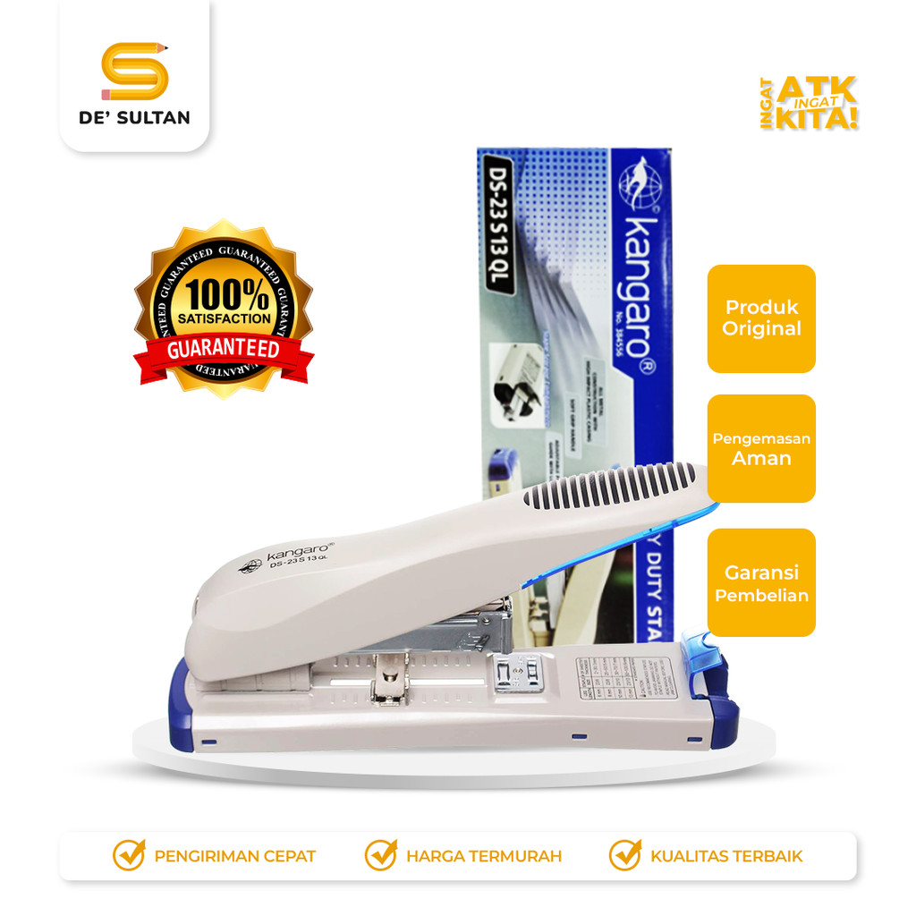 

KANGARO STAPLER JILID/ HEAVY DUTY STAPLER DS23S13QL (1PC)