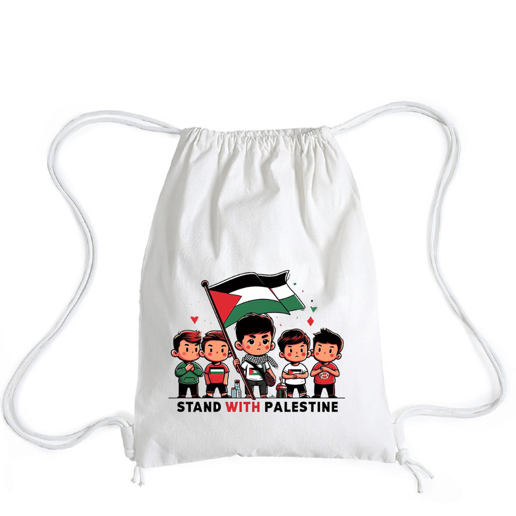 TAS SERUT MURAH - DRAWSTRING BAG PRIA WANITA MOTIF PALESTINA TERLENGKAP TERMURAH