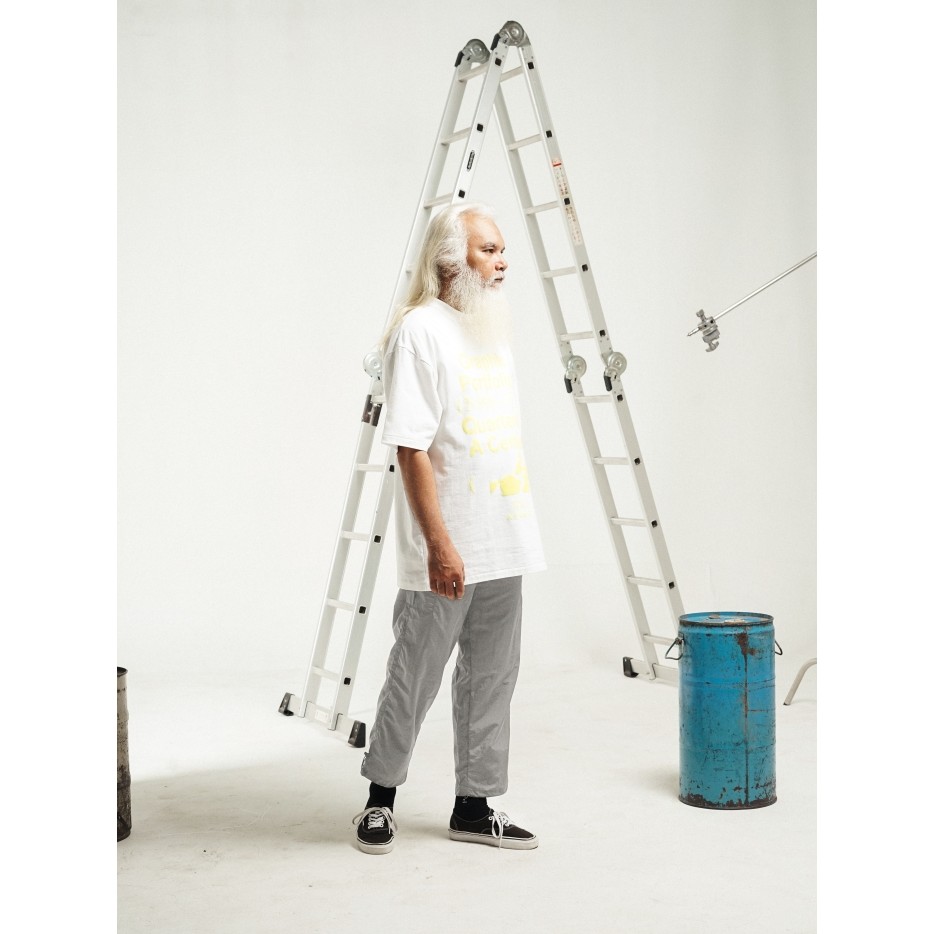 UNKL347 Pants Celana Panjang Grey Bahan Nylon Crinckle KIEP