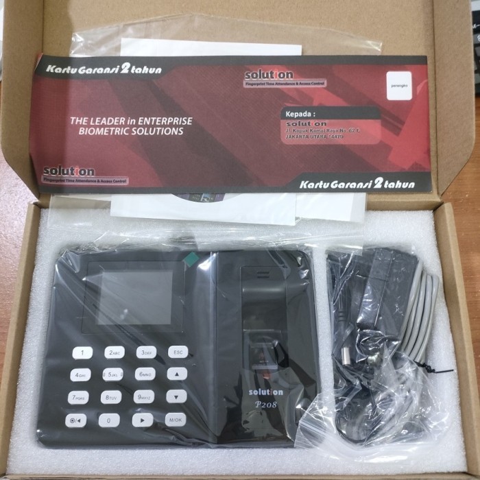 Jual Mesin Absen Finger Print FINGERPRINT SOLUTION P208 P-208 P 208