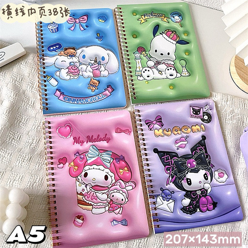 

(Kakabicam) Buku A5 Sanrio Characters