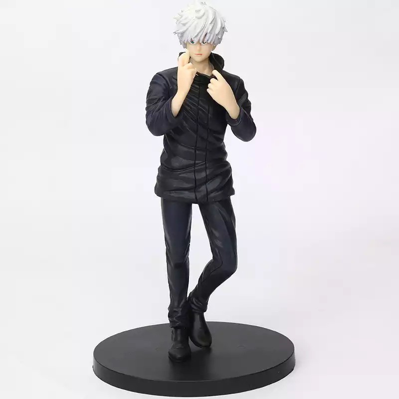Action Figure Jujutsu Kaisen Gojo Satoru / Mainan Pajangan Anime Jjk Gojo Satoru Stand / Topper Cake
