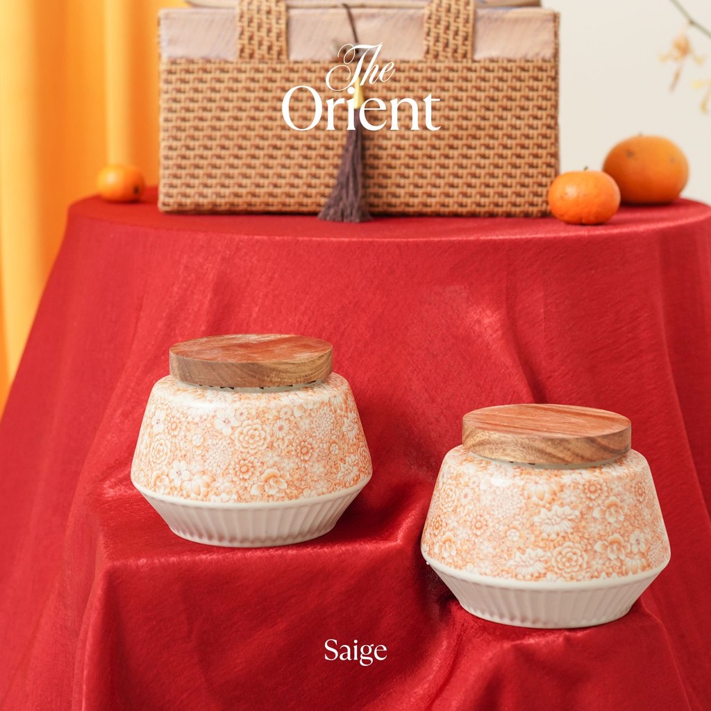 

[SAIGE] ORIENT Hampers Tea Storage Tempat Teh Chinese New Year Hampers Tea Storage Tempat Teh Gift Set Hampers Kado Murah Souvenir