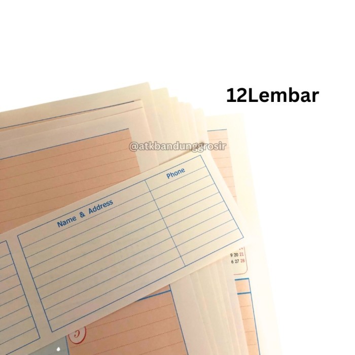 

Refil Agenda Meja Deskmat Planner Tahun 2025 1429A Isi Kalender Meja Deskmatt Planner- SHABG