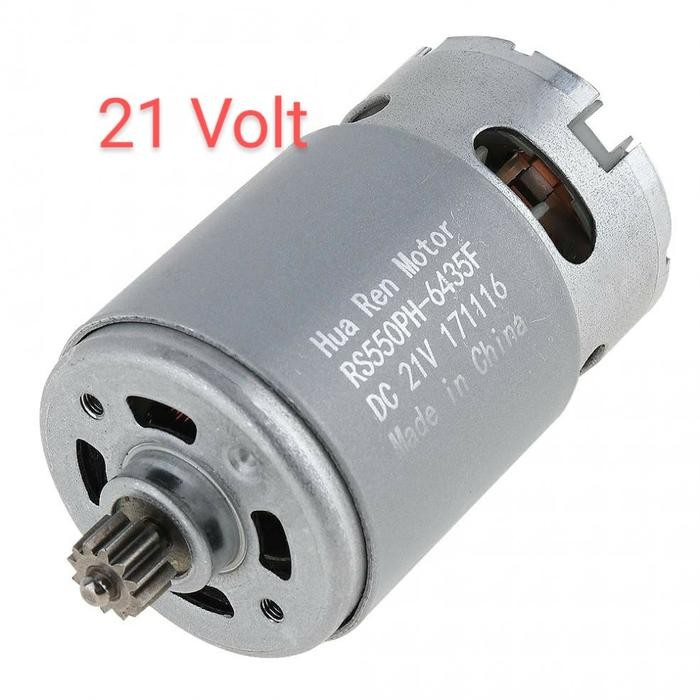RS550 Motor Dinamo DC 21V 19500rpm Motor RS-550 High speed - 21V