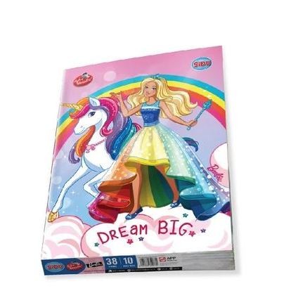 

[ 1 Buku ] Buku Tulis SiDU Motif Barbie 38 Lembar