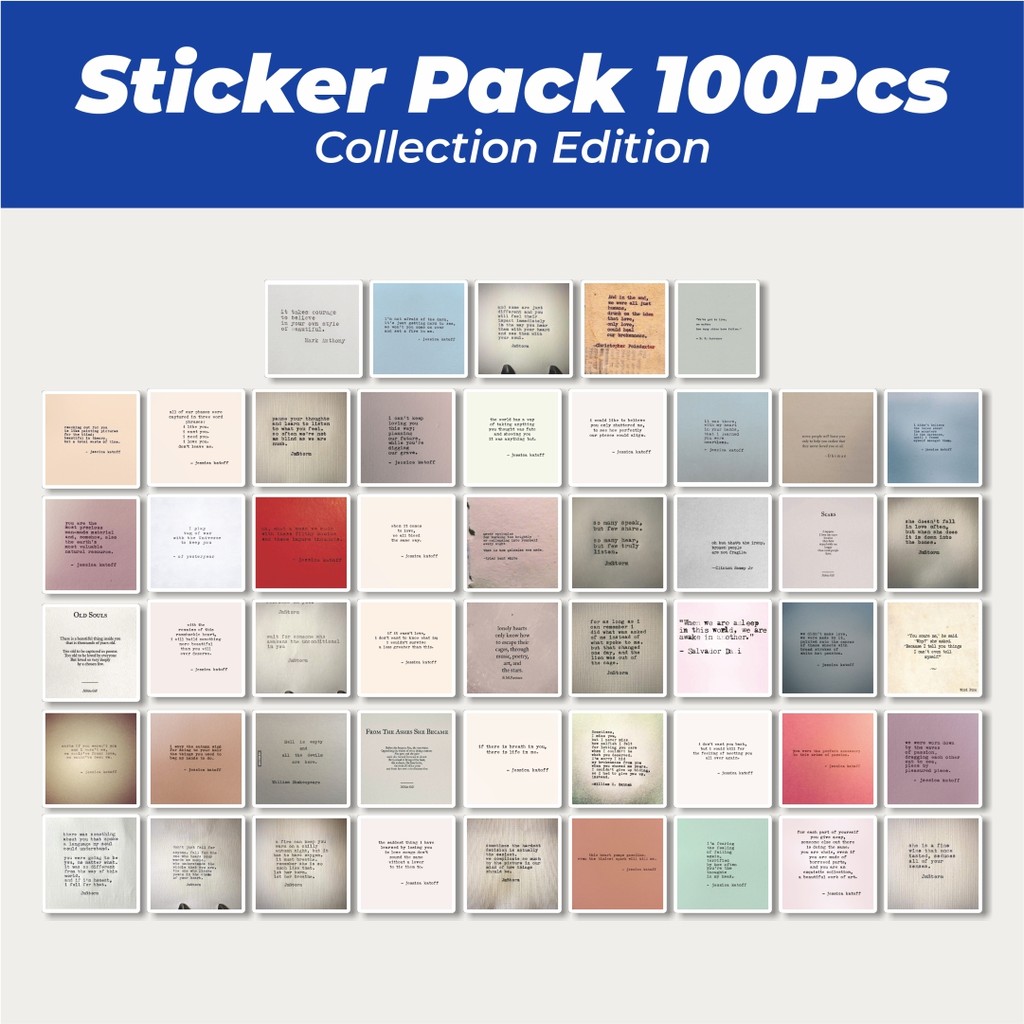 

Hot Stiker Retro Inspirasi Kata-Kata Lucu Anti Air Stikers Berperekat Waterproof Sticker Decal Buat Motor Helm Buku Journal Koper Casing HP Laptop Botol Minum