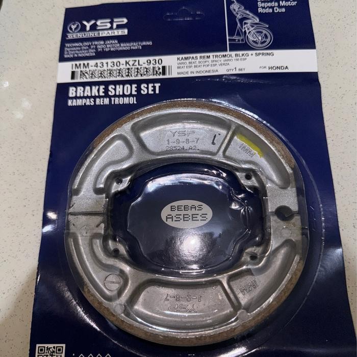 Kampas Rem Teromol BLKG+Spring. VARIO. YSP
