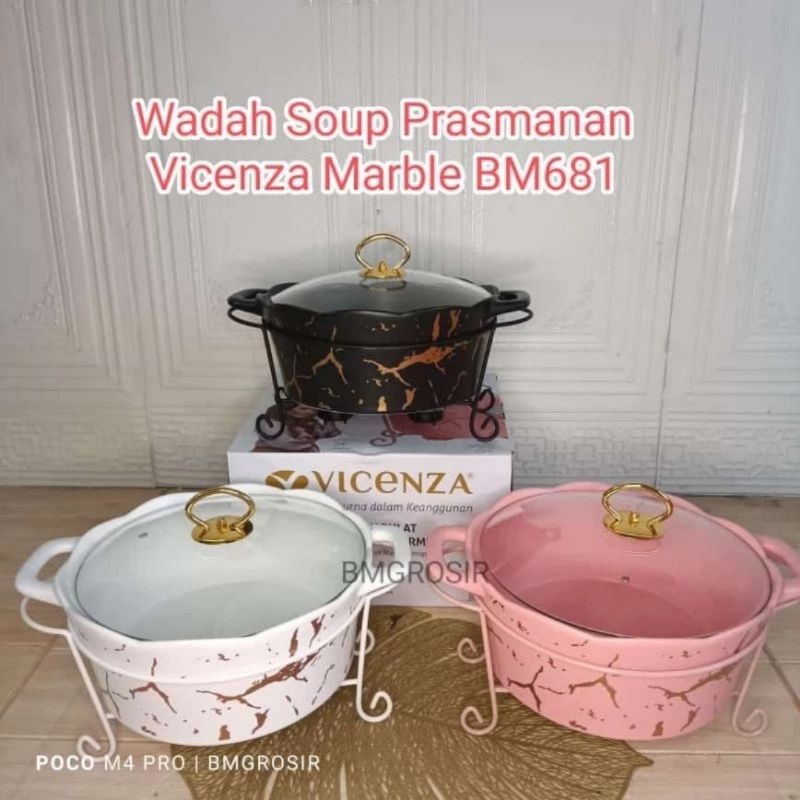 Wadah Saji Sop Keramik Vicenza / Prasmanan Soup Bulat Keramik Vicenza [ORIGINAL]